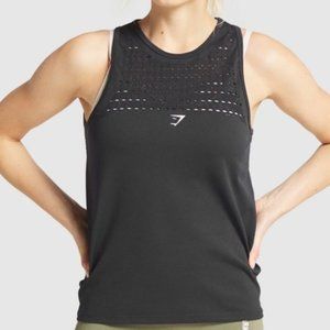 GYMSHARK energy+ seamless loose vest | Size M Black